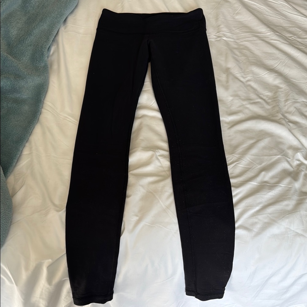 Lululemon Athletica Black Leggings Full Length Reversible